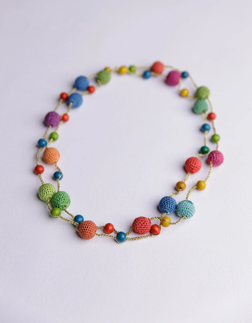 Mela Necklace ~ Multicoloured Large Beads