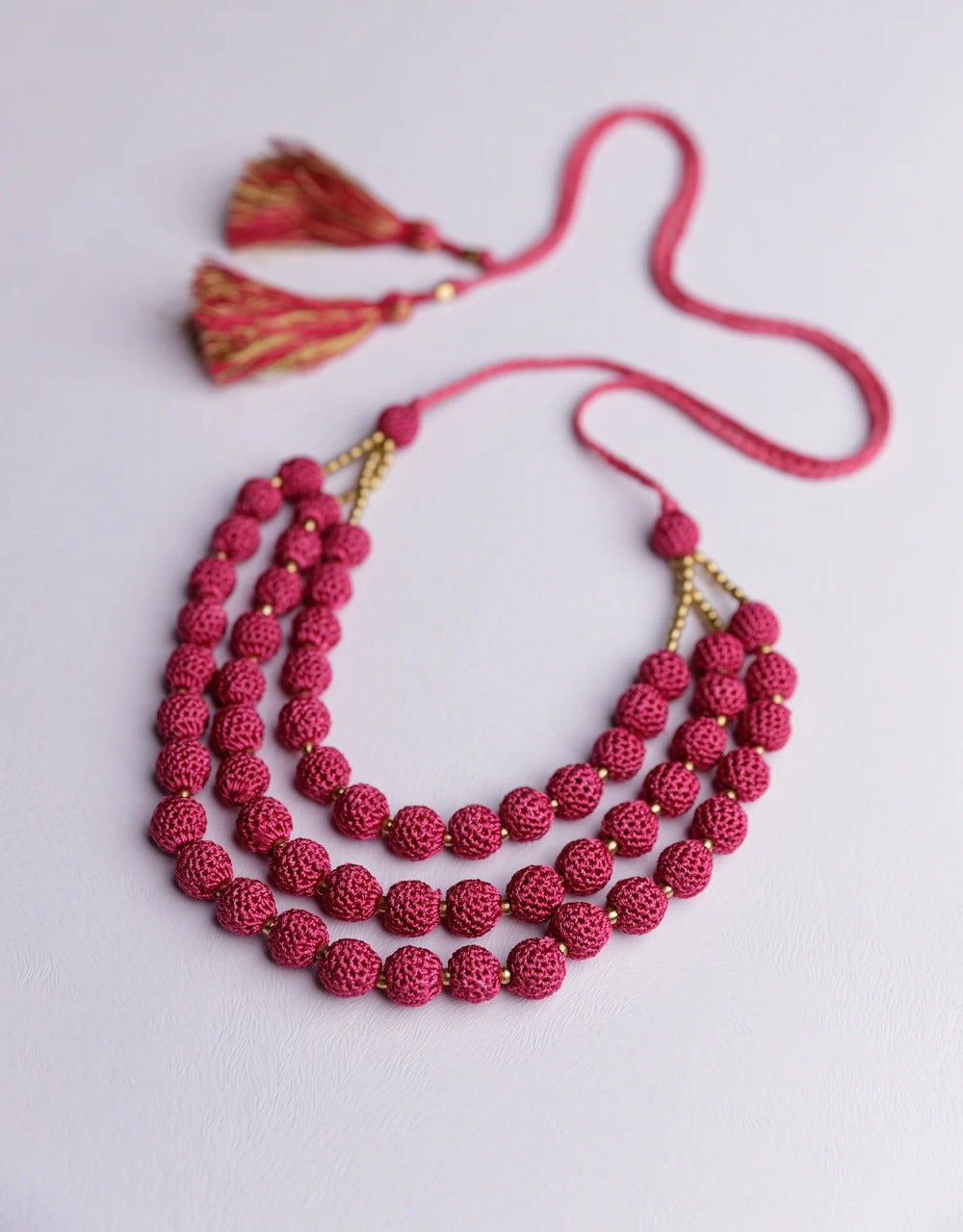 Roop Necklace ~ Magenta