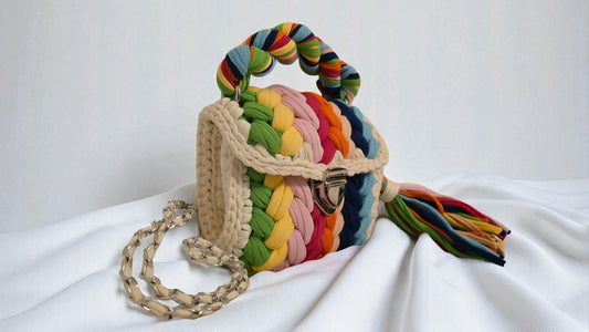Carnival Bloom Handmade Crochet Bag