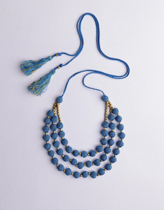 Roop Necklace ~ Cobalt Blue