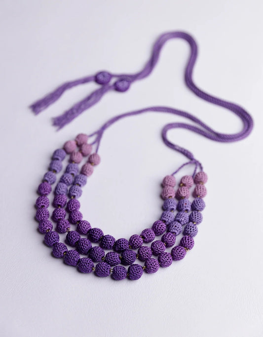 Mausam Necklace ~ Purple