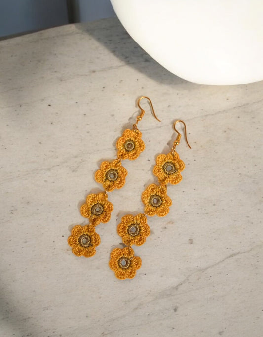 Daisies Danglers Earrings