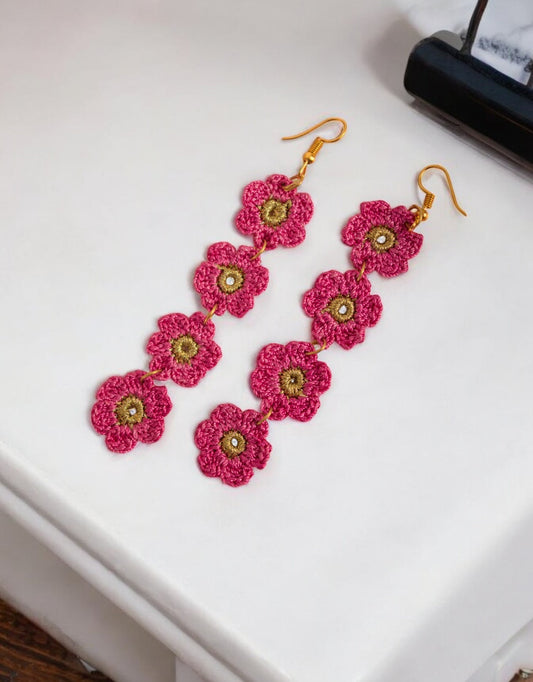 Daisies Danglers Earrings