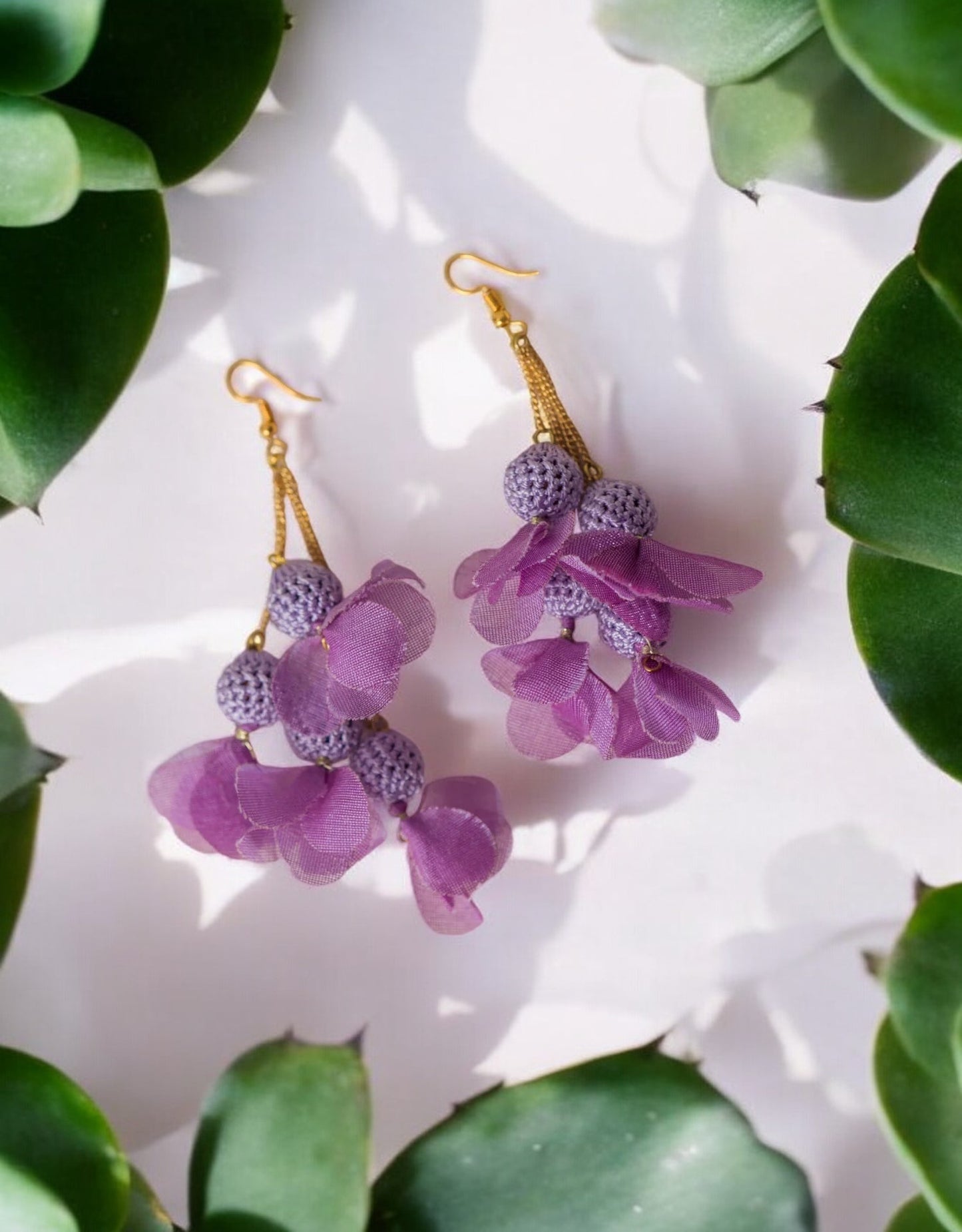 Floral Swing Earrings