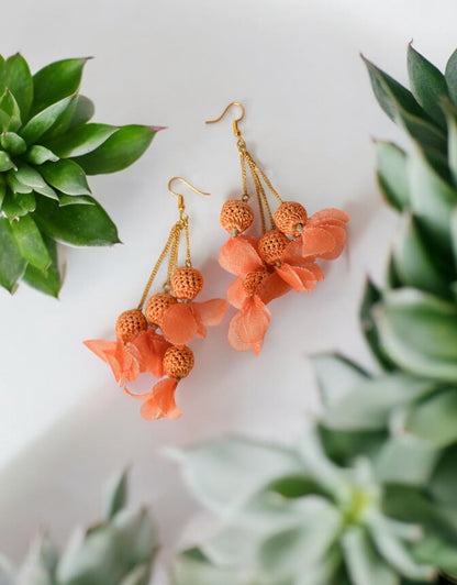Floral Swing Earrings
