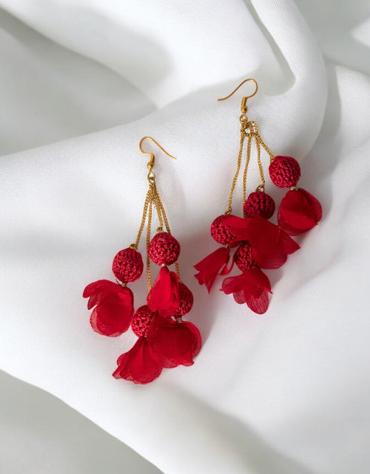 Floral Swing Earrings