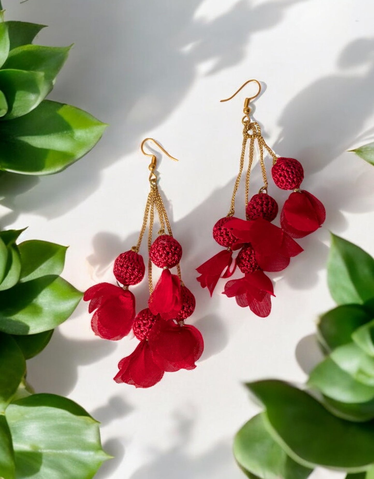 Floral Swing Earrings