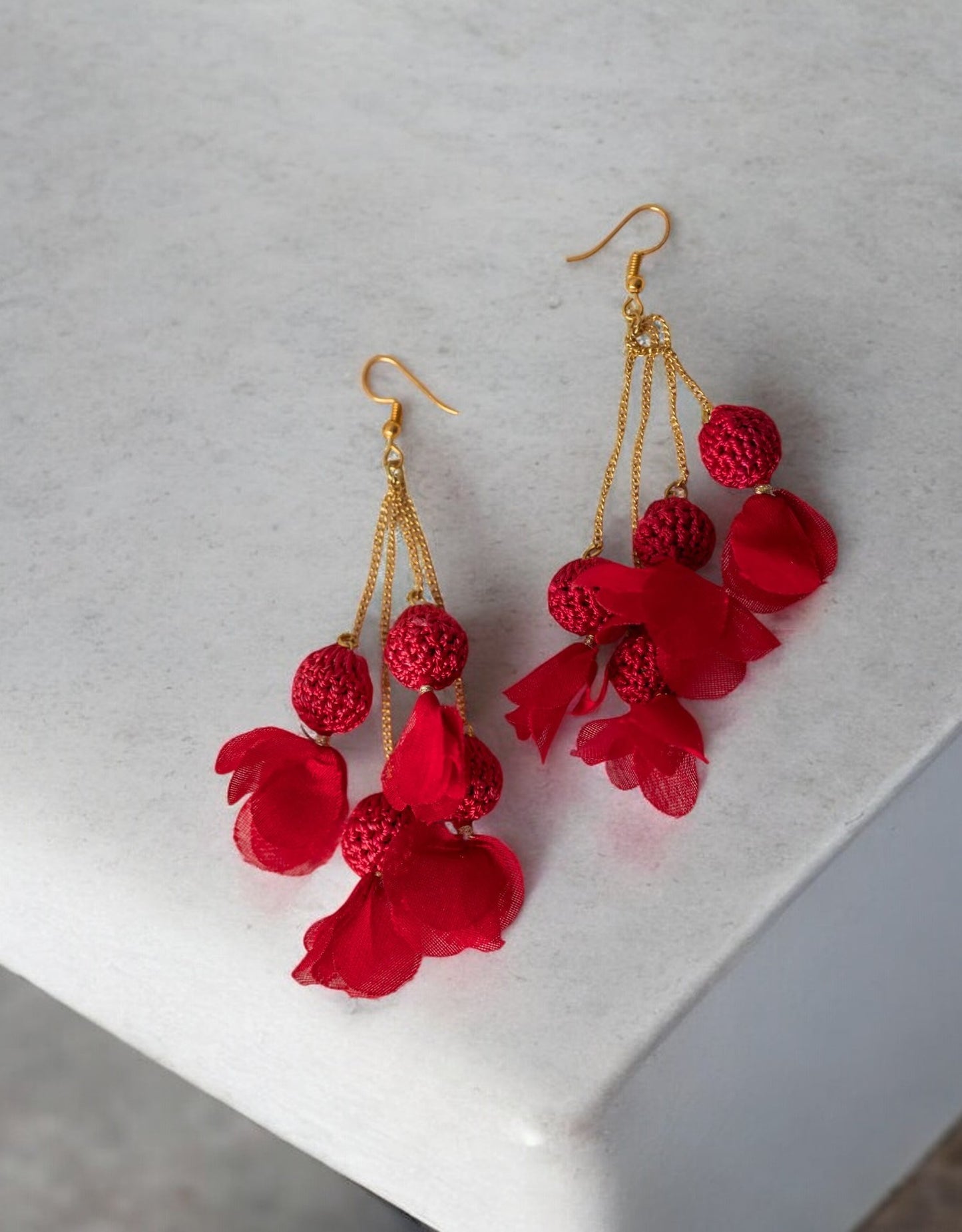 Floral Swing Earrings