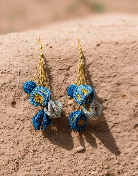Bougainvillea Swing Earrings