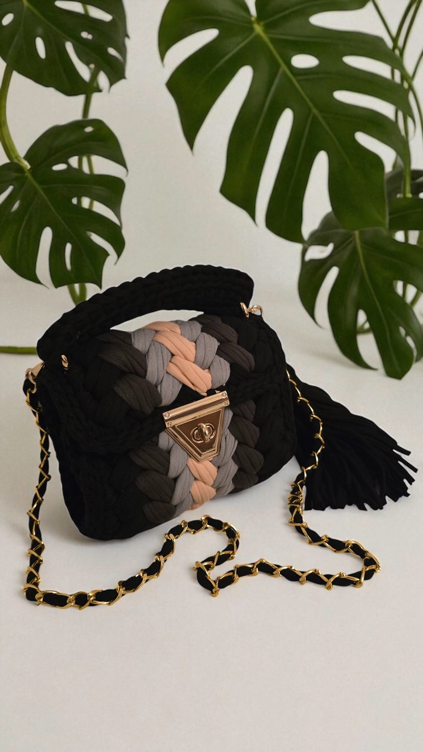 Midnight Muse Crochet Bag